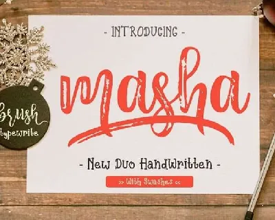 Masha font