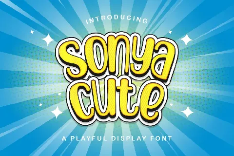 sonya cute font