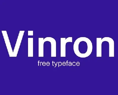 Vinron Family font