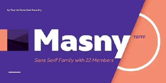 Masny Family font