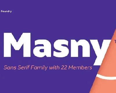 Masny Family font