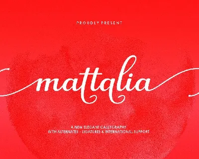 Mattalia font