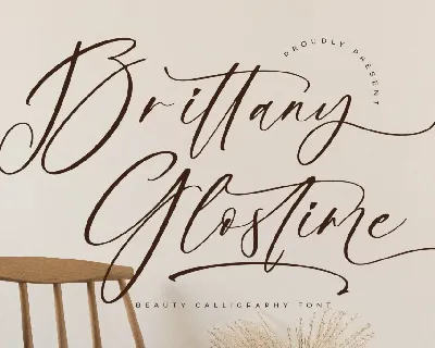 Brittany Glostime DEMO VERSION font
