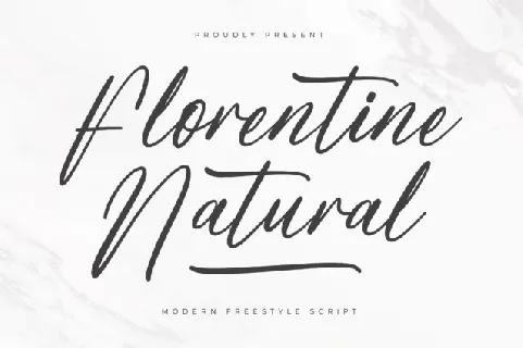 Florentine Natural font