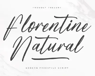 Florentine Natural font