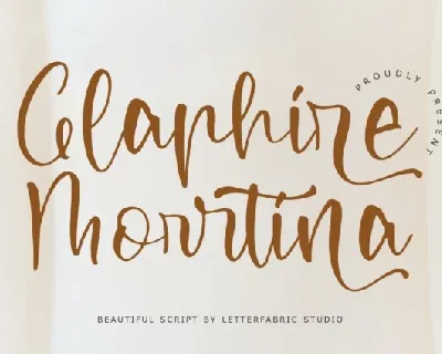 Glaphire Morrtina font