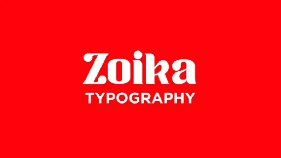 Zoika Typeface font