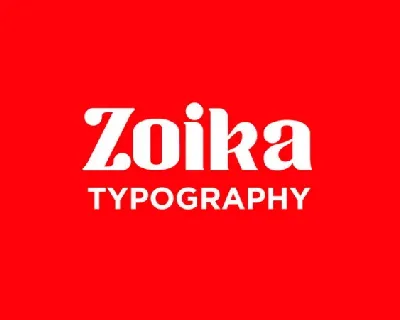 Zoika Typeface font