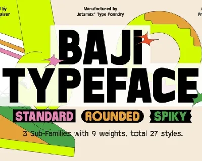 Baji Family font
