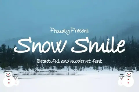Snow Smile font