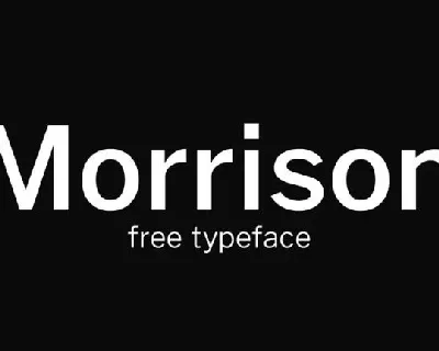 Morrison Family font
