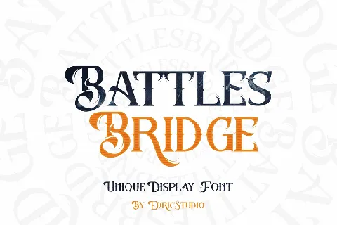 Battlesbridge font