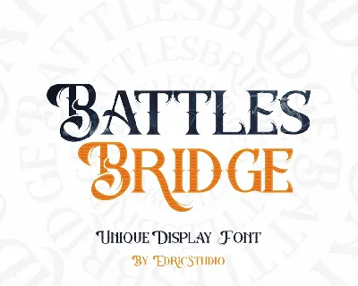 Battlesbridge font
