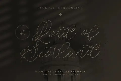 Lord of Scotland font