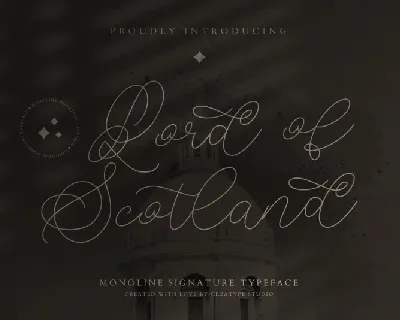 Lord of Scotland font