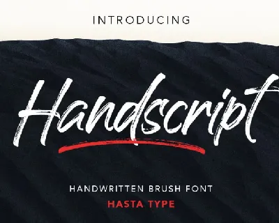 Handscript Brush font