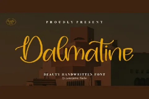 Dalmatine font