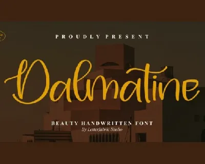 Dalmatine font