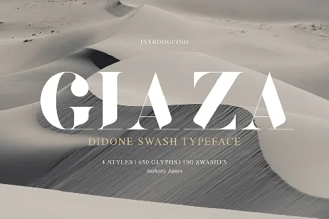 Giaza Typeface font