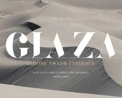 Giaza Typeface font