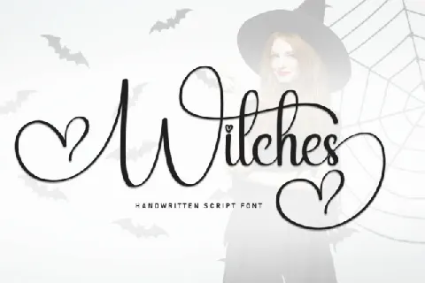 Witches Calligraphy font