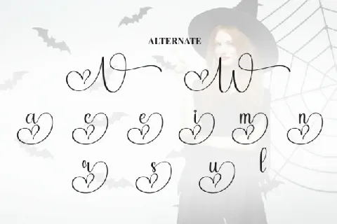 Witches Calligraphy font