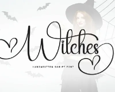 Witches Calligraphy font