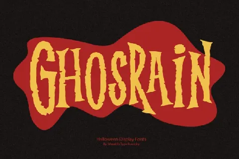 Ghosrain Display font