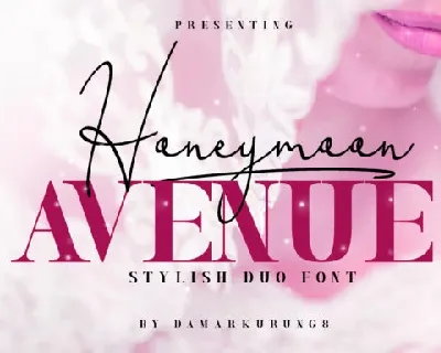 Honeymoon Avenue Script font