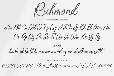 Richmond font