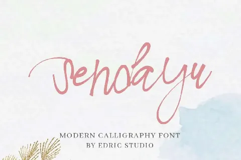 Sendayu Demo font