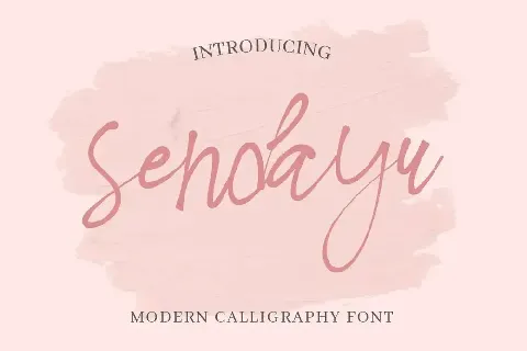 Sendayu Demo font