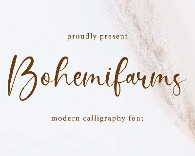 Bohemifarms font