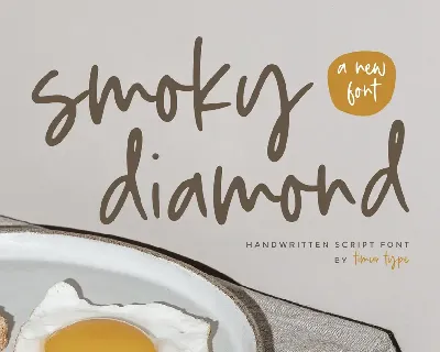 Smoky Diamond font