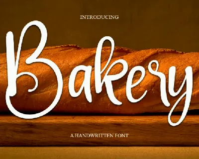 Bakery Script Typeface font