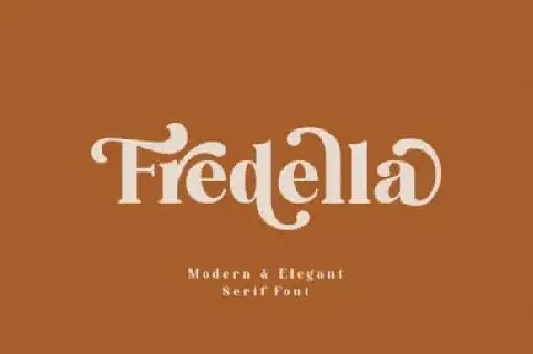 Fredella Serif font