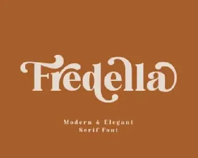 Fredella Serif font