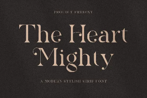 The Heart Mighty font