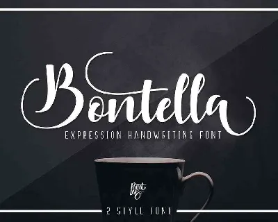 Bontella Script Free Download font