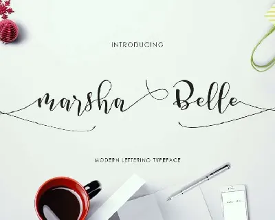 Marsha Belle Script font