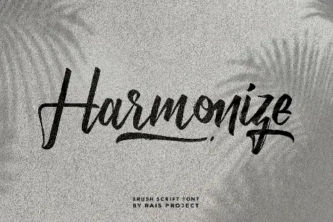 Harmonize Demo font