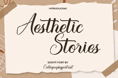 Aesthetic S Demo font