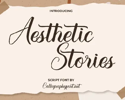 Aesthetic S Demo font