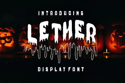 Lether font