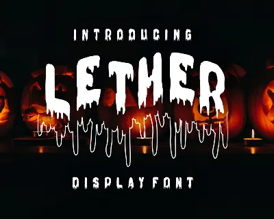 Lether font