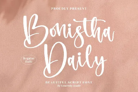 Bonistha Daily font