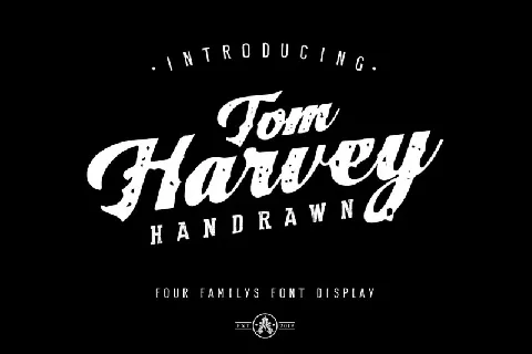 Tom Harvey Display font