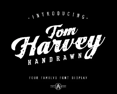 Tom Harvey Display font