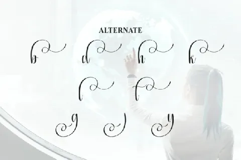 Hollogram Calligraphy font