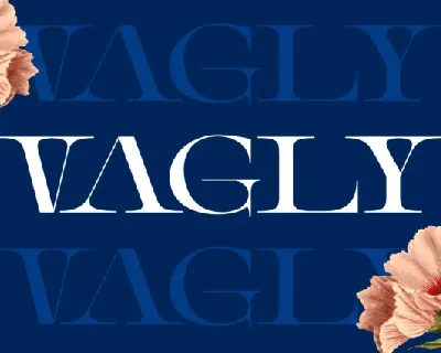 Vagly font